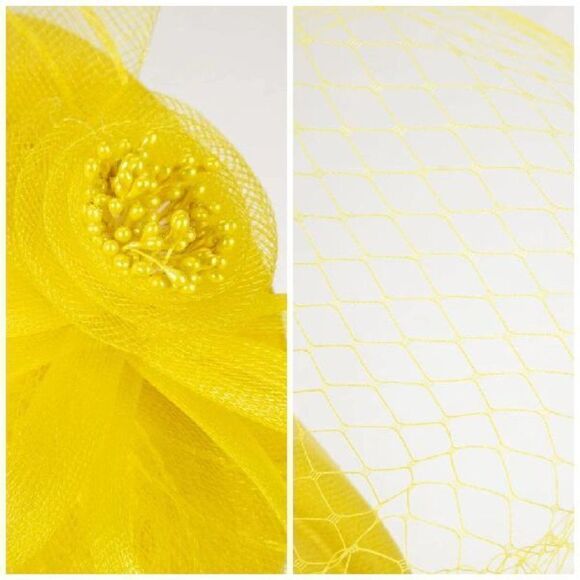 Fascinator Pinup Accessory 1950s Retro Vintage Bright Color Pillbox Veil Hat NEW - Picture 16 of 16